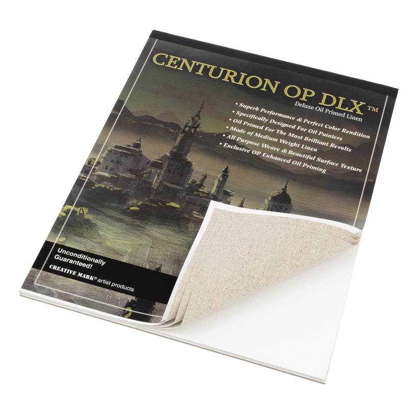 Centurion Deluxe Oil Primed Linen Pad (9x12 in) 10 Sheets per Pad â€“11 oz. No Bleed Pages, Lightweight, Easy to Travel Canvas Pad - Art Pad for Plein Air Painting - Image 2